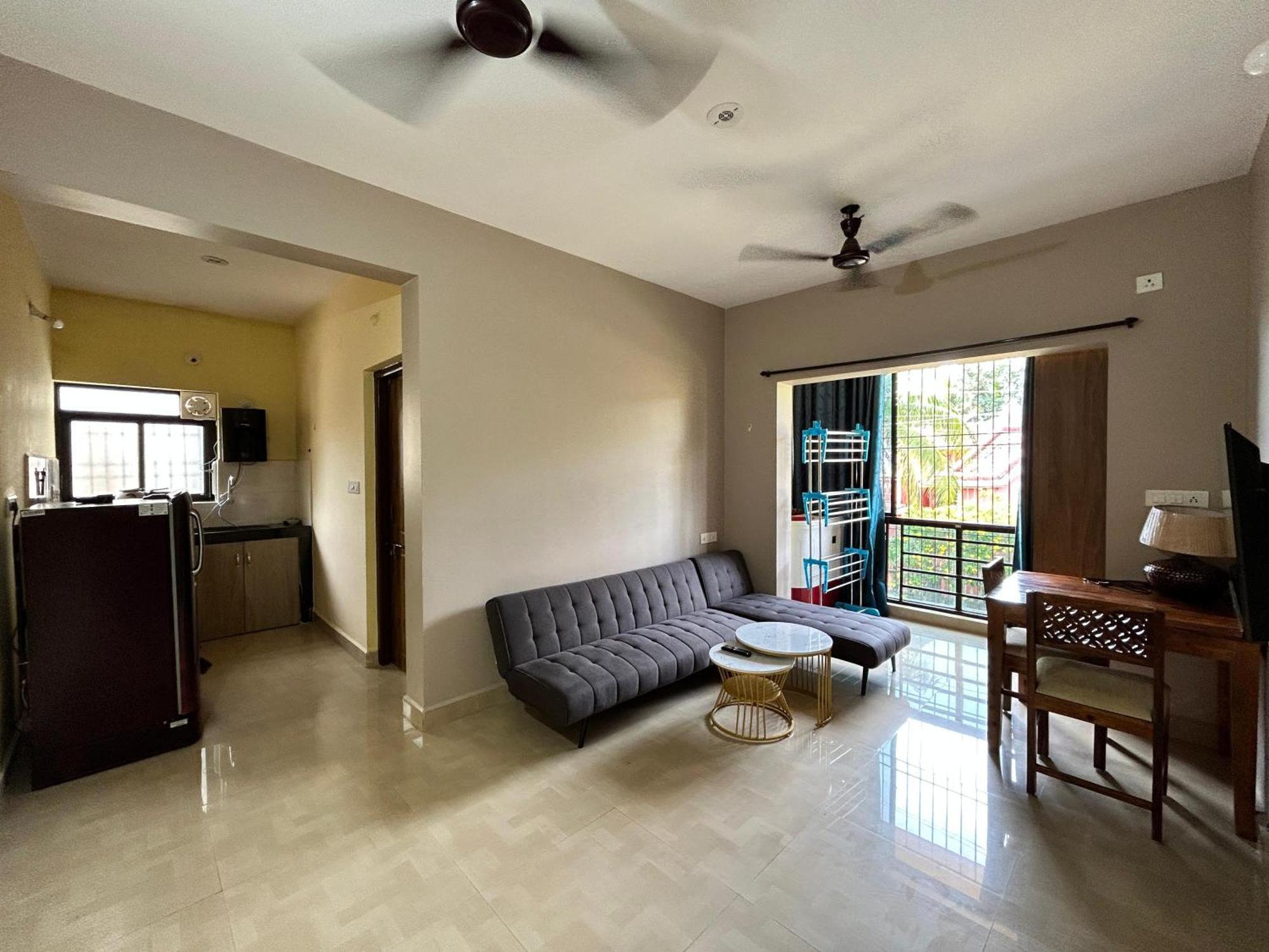 1bhk studio apartment North Goa Mapusa Exterior photo